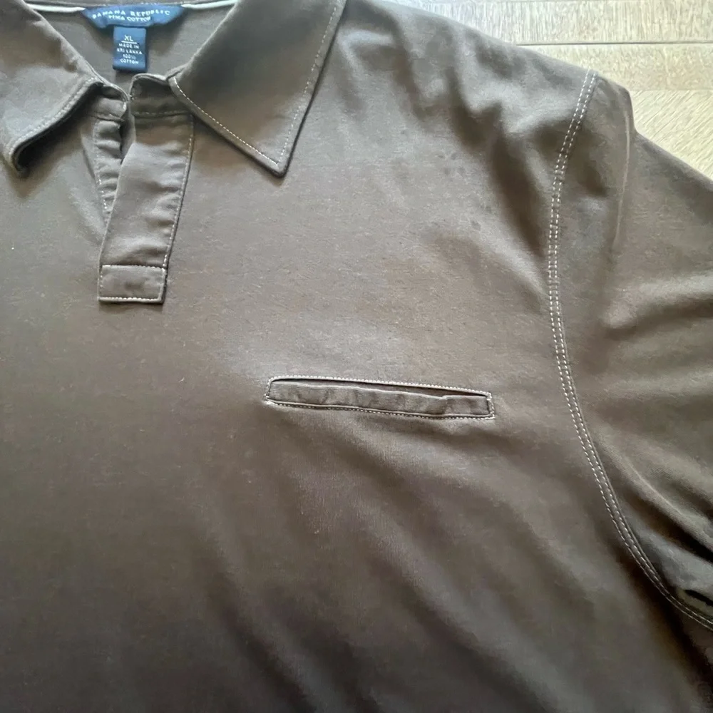 Banana Republic Brown Polo – XL – Chest Pocket – Spring 2006